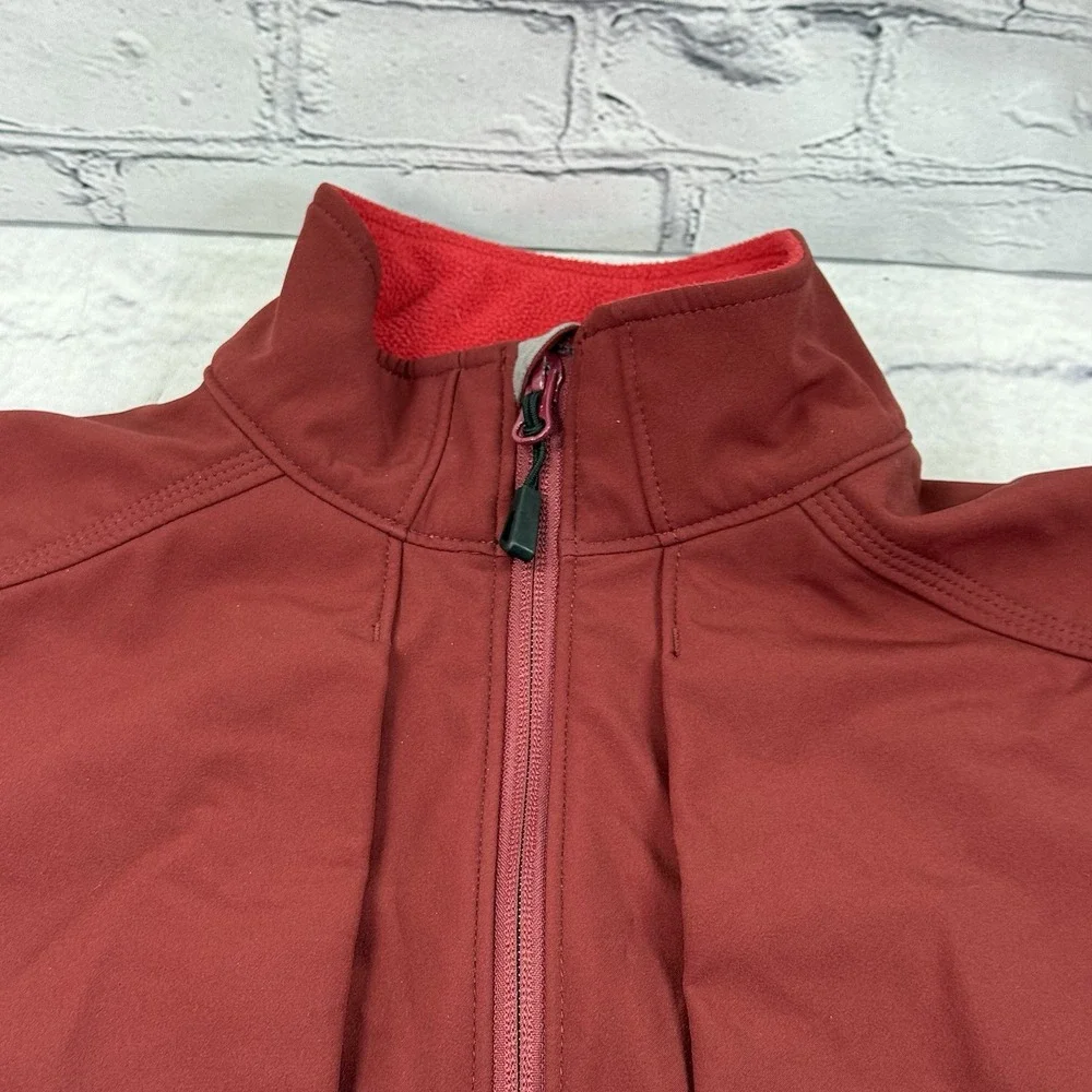 5.11 Tactical Women's Sierra‎ Softshell Jacket S Code Red Full Zip Fleece Lined